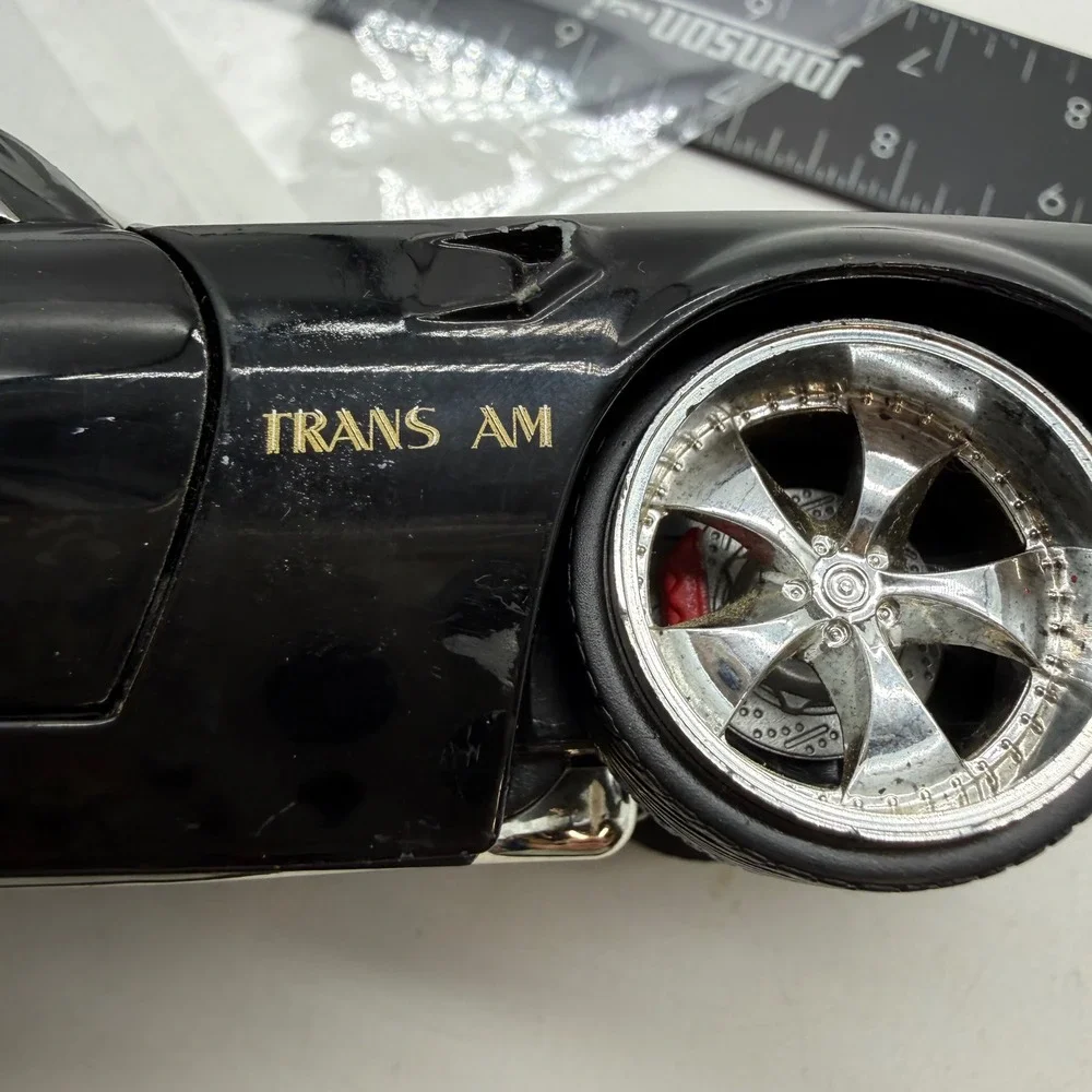 Jada Bigtime Muscle 1973 Pontiac Firebird Trans Am 1:24 Diecast Black Gold